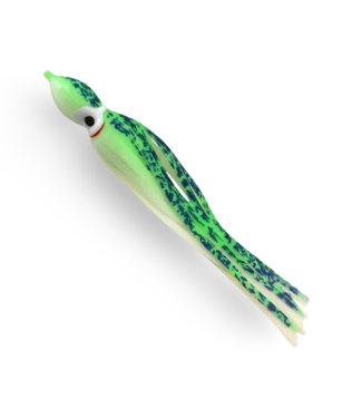 Jumbo Squid Body 9'' 2pk Green/Glow