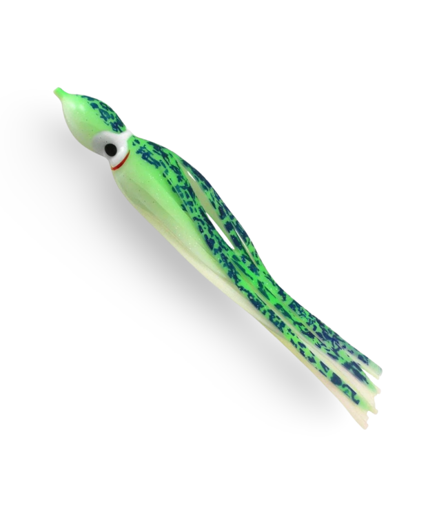 Jumbo Squid Body 9'' 2pk Green/Glow