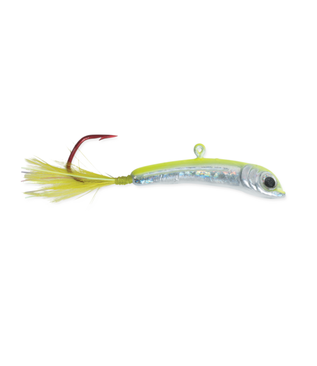 Lil' Foxee Jigging Minnow 5/16oz  Glow Tiger