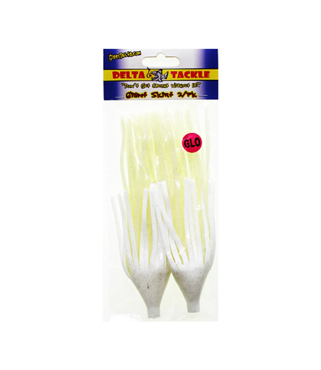 Giant Skirt Body 7'' 2pk White & Glow