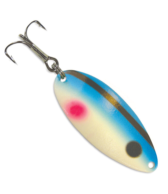 Acme C100SG/BD Little Cleo Spoon 1 7/8'' 1/3oz Super Glow Blue