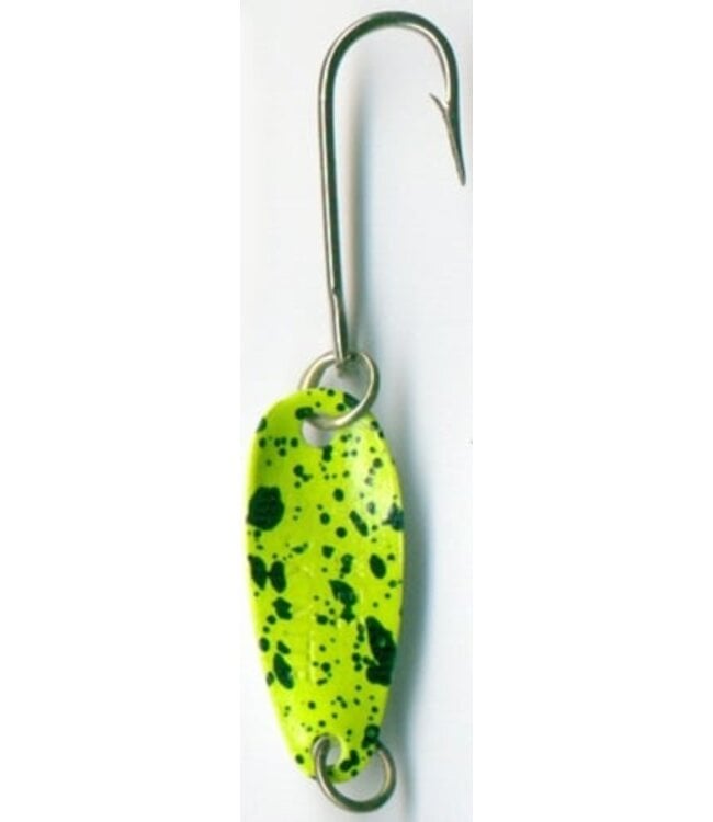 013 Spoon 1 1/16'' Sz 8 Hook Frog & Pearl