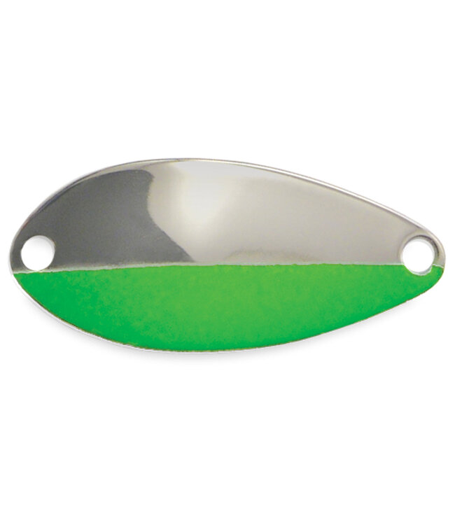 Acme C200/NGS Little Cleo Spoon 2 1/8'' 2/5oz Nickel & Chartreuse