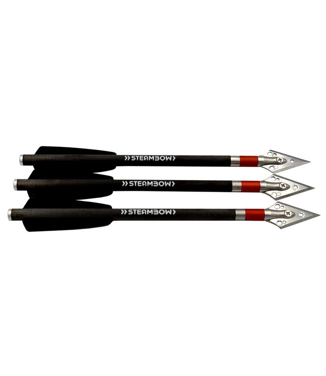 Steambow AR-Series Broadhead Arrows 3PK
