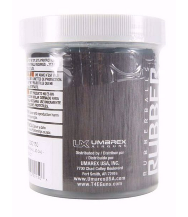 T4E Rubber Balls  Black .50 250 count countainer