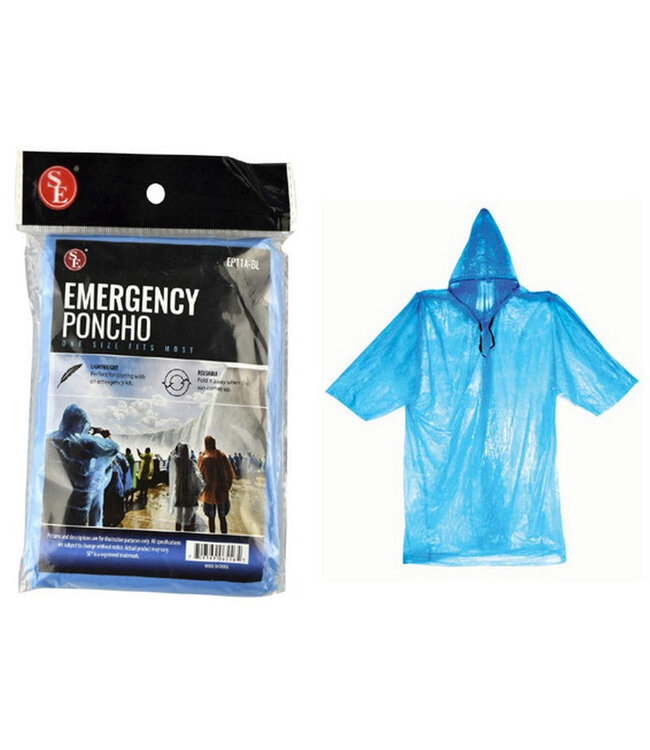 SE Emergency Poncho - Blue