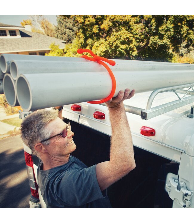 Nite Ize Gear Tie Reusable Rubber Twist - Orange