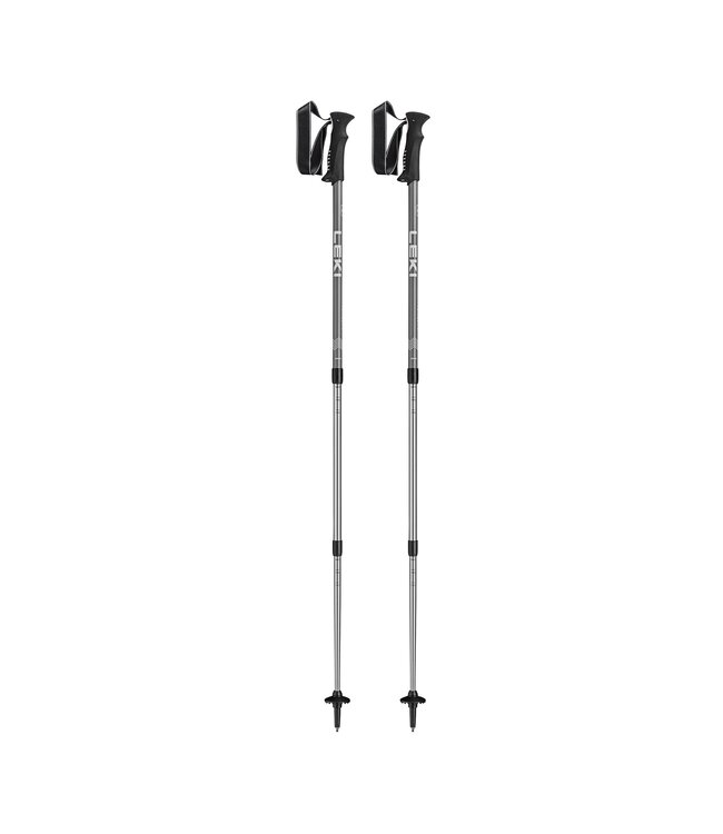 Trekking Poles Voyager Silver Grey/White