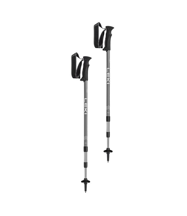 Trekking Poles Voyager Silver Grey/White