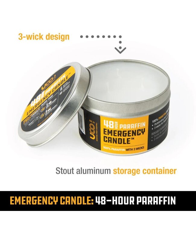 Uco 48 Hour Paraffin Emergency Candle