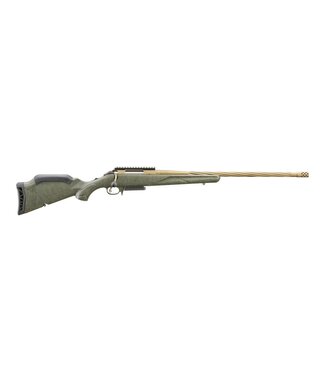 Ruger American Gen II Predator Burnt Bronze Cerakote with Green Splatter 22" Bolt