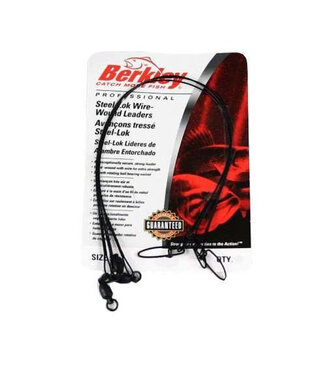 Berkley 3W930BL Wire Wound Steelon Leader 3pk 9" 30# Black