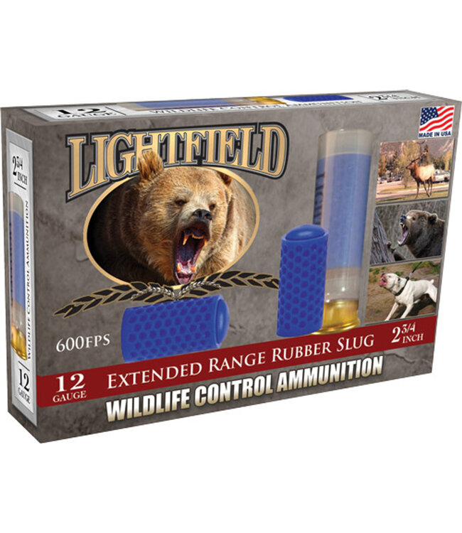 Wildlife Control X Range Rubber Slug 12GA 2 3/4 "