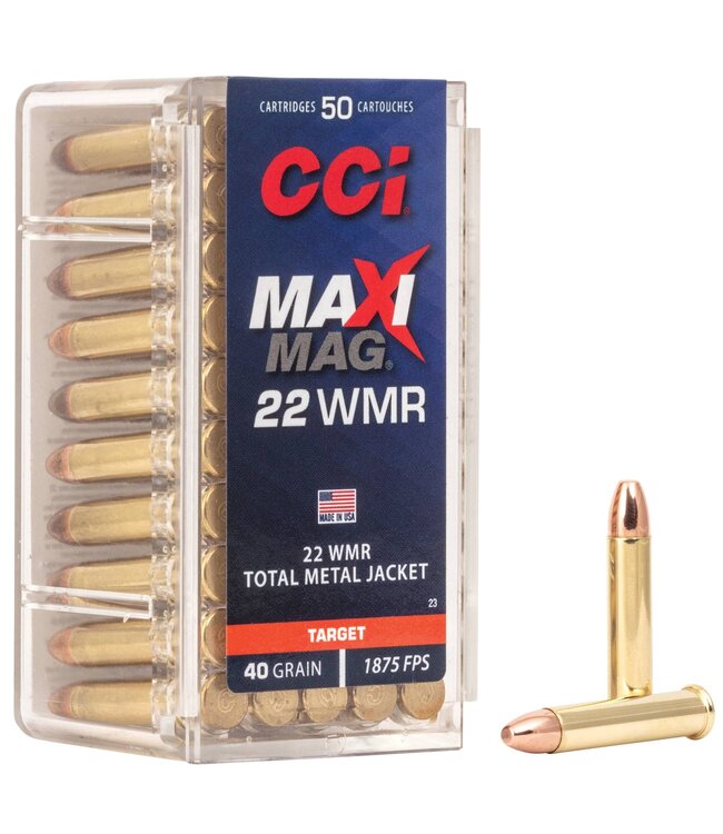 Maxi Mag Rimfire Ammunition 22 WMR 40gr TMJ