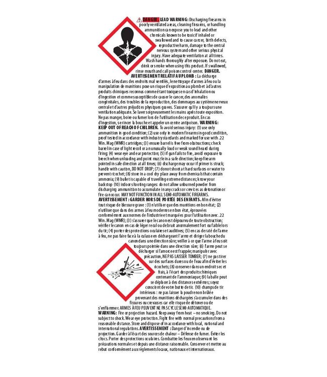 Maxi Mag Rimfire Ammunition 22 WMR 40gr TMJ