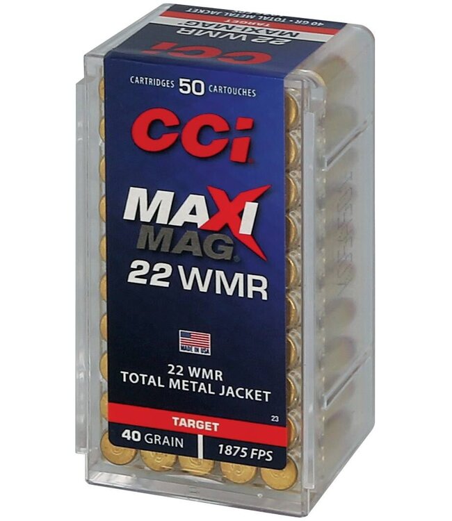 Maxi Mag Rimfire Ammunition 22 WMR 40gr TMJ