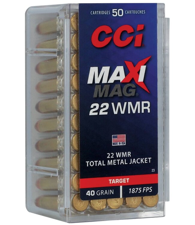 Maxi Mag Rimfire Ammunition 22 WMR 40gr TMJ