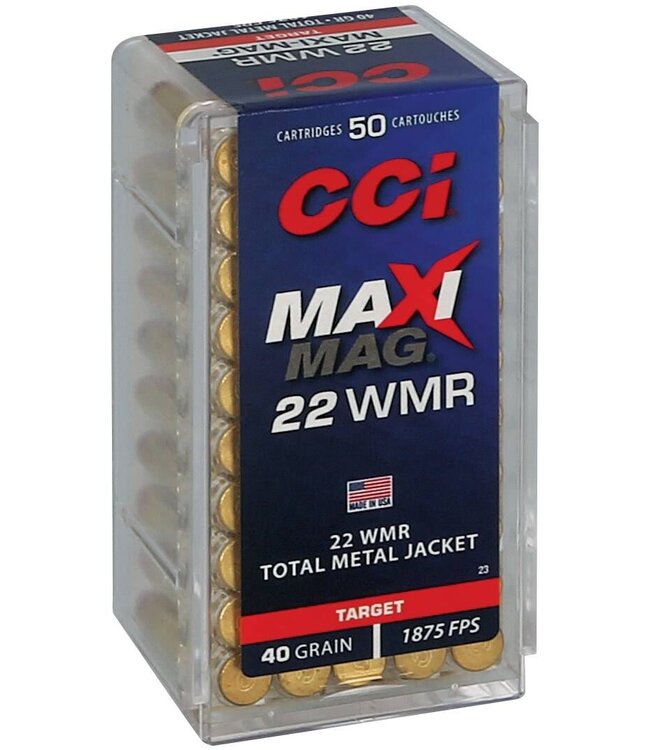 Maxi Mag Rimfire Ammunition 22 WMR 40gr TMJ