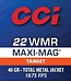 Maxi Mag Rimfire Ammunition 22 WMR 40gr TMJ