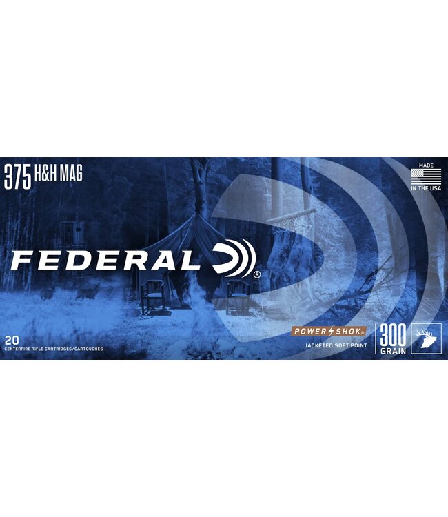 Power-Shok 375 H&H Mag 300gr SP