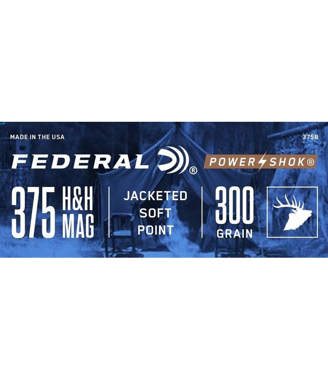 Power-Shok 375 H&H Mag 300gr SP