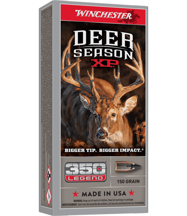Winchester X350DS Deer Season XP Rifle Ammo 350 LEGEND Extreme