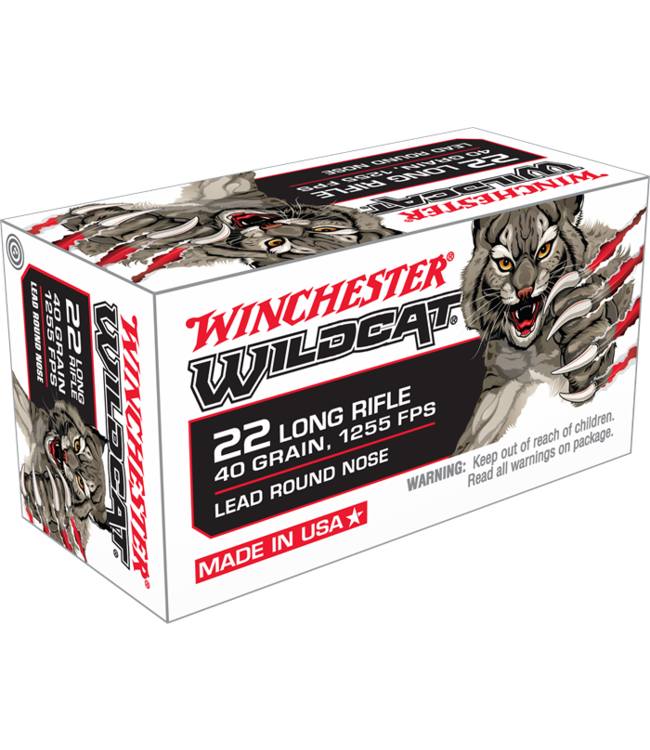 Winchester Wildcat 22LR 40gr LRN