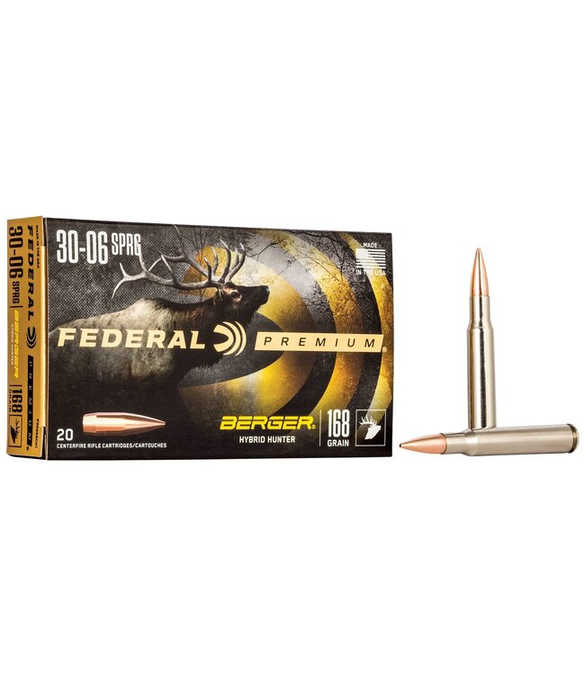 FEDERAL 30-06 168gr  BERGER HYBRID HUNTER