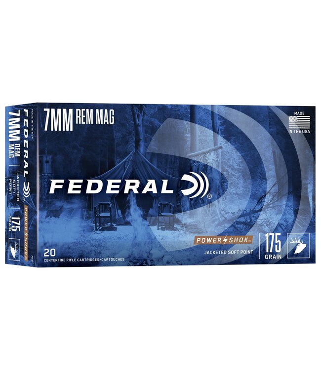FEDERAL 7MM REM MAG 175gr POWER SHOK SP