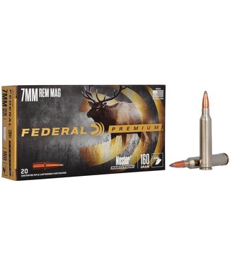 FEDERAL 7MM REM MAG  160gr NOSLER PARTITION