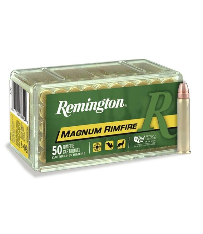 Remington Magnum Rimfire 22 Win Mag Ammo 40gr JHP 50/box