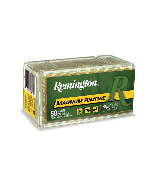 Remington Magnum Rimfire 22 Win Mag Ammo 40gr JHP 50/box