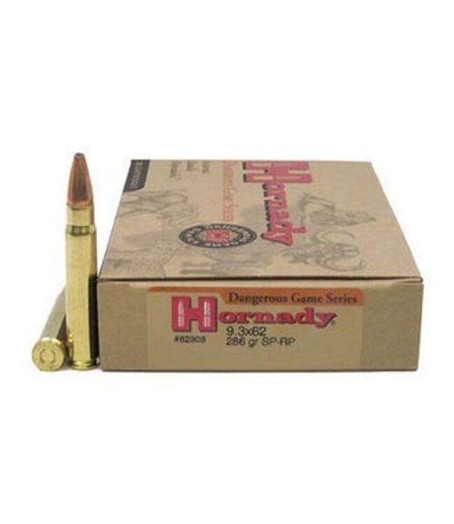 Hornady Dangerous Game 9.3x62 286gr Interlock SP-RP