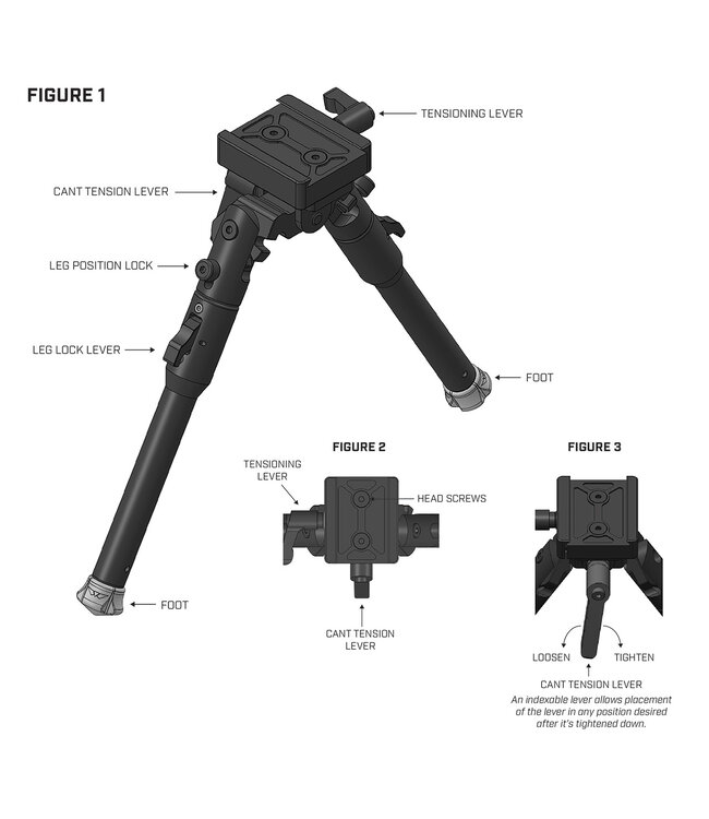Skyline  Lite Bipod  ARCA Interface