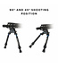 Swagger SFR10 Flex to Rigid QD Extendable Bipod 6-10.50" Black