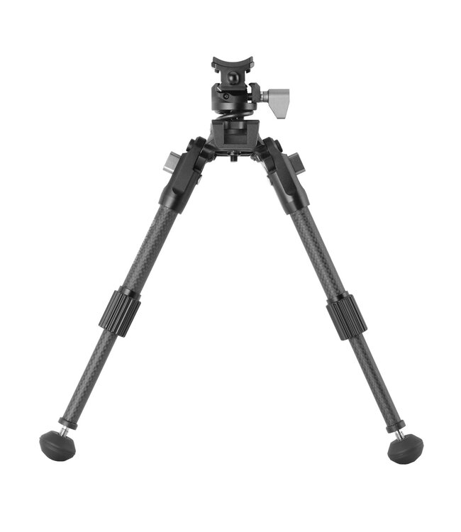 Carbon Fiber Pivoting  Bipod w/Picatinny Rail 8-10.5in