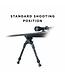 Swagger Sea12 Extreme Angle Extendable Bipod 9"-12" Black