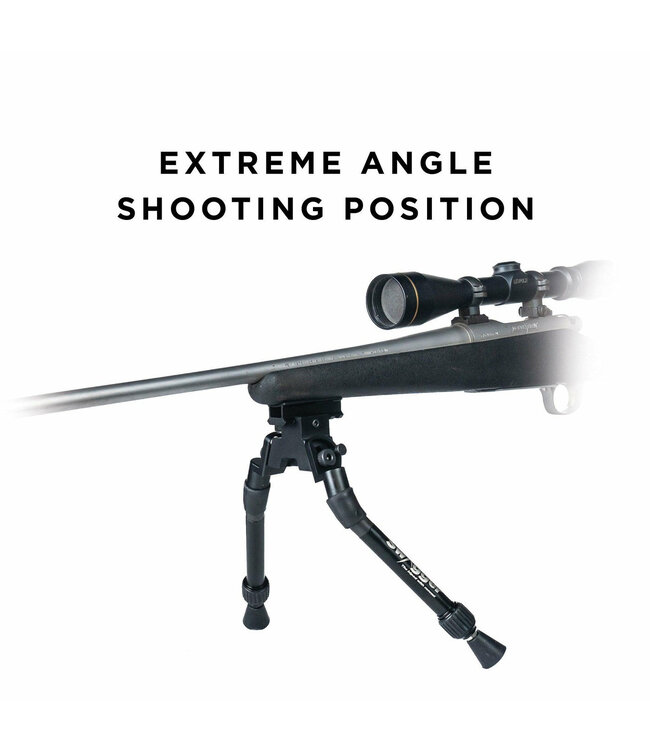 Swagger Sea12 Extreme Angle Extendable Bipod 9-12in Black