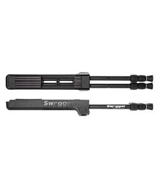 Swagger Hunter42 Bipod Sling Swivel Stud Mount 9.75" to 42" Black