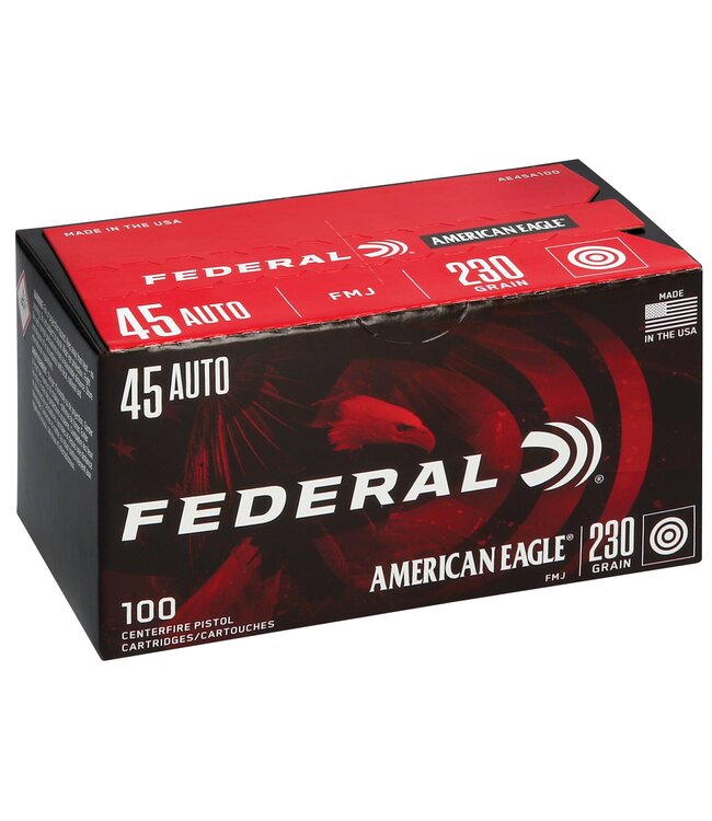 American Eagle 45 ACP 230gr FMJ 100 Rounds