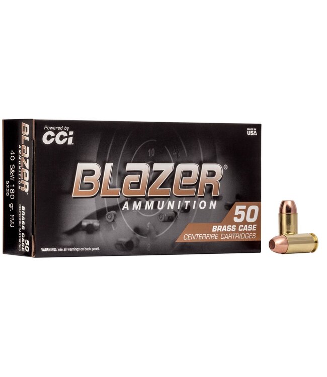 Blazer 40 S&W 180gr FMJ