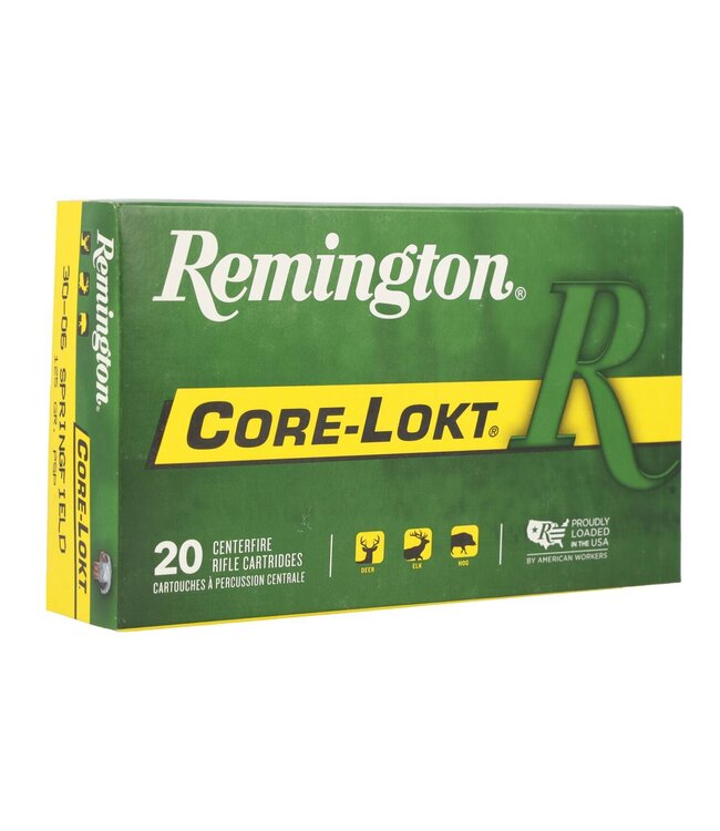 Remington Core-Lokt Ammunition 30-06 SPRG 125gr PSP