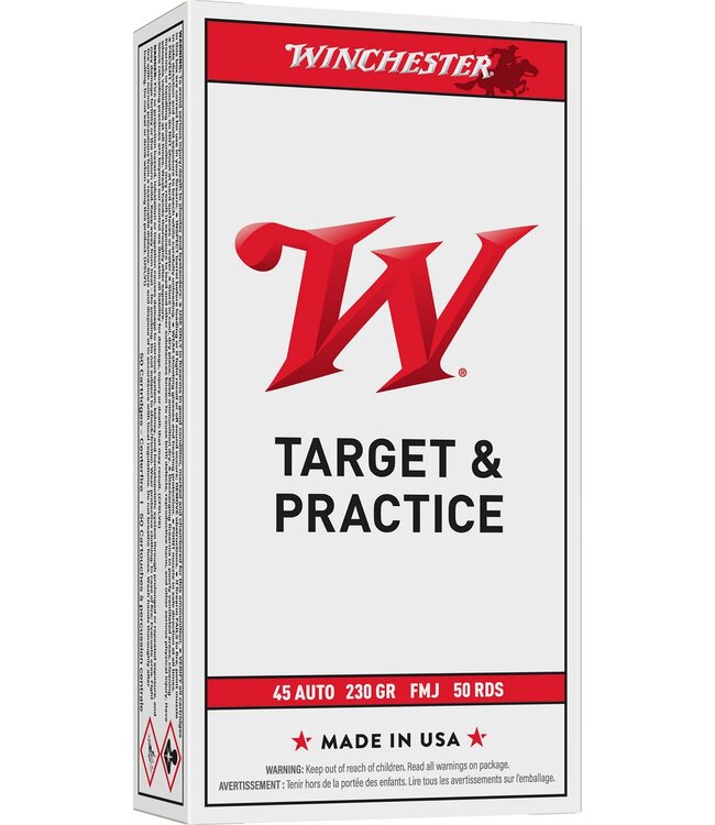 Winchester 45 Auto 230gr FMJ 50ct