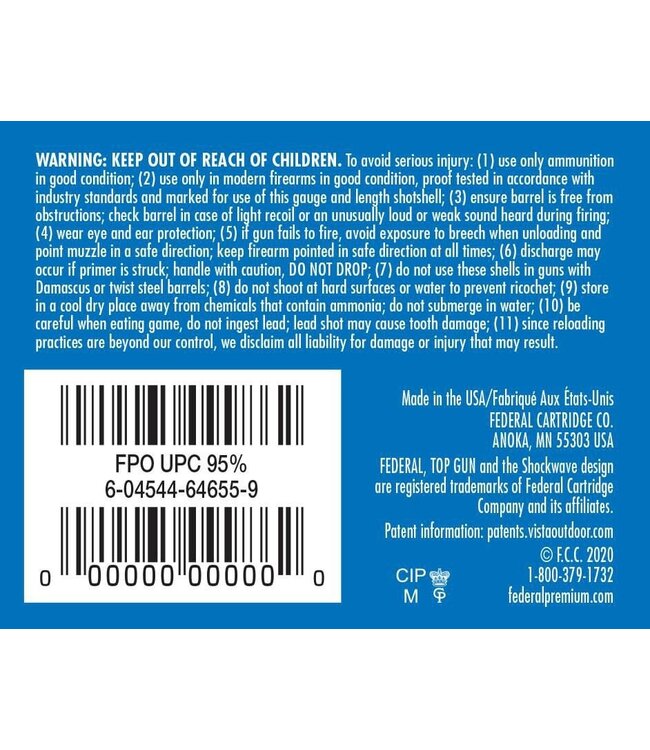 Top Gun 28GA 2.75" 3/4oz 8 Shot