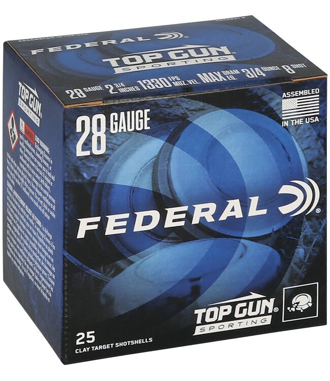Top Gun 28GA 2.75" 3/4oz 8 Shot