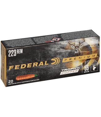 Ammo 223 REM 55gr Trophy Copper 20 Rnds