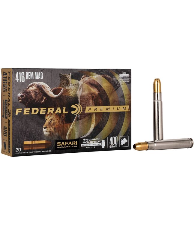 Premium 416 Rem Mag 400gr Trophy Bond Sledgehammer
