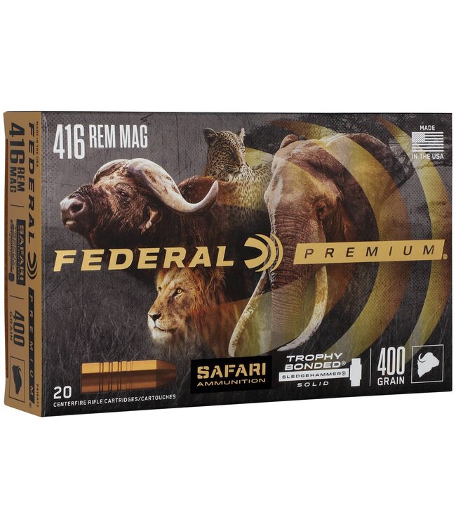 Premium 416 Rem Mag 400gr Trophy Bond Sledgehammer