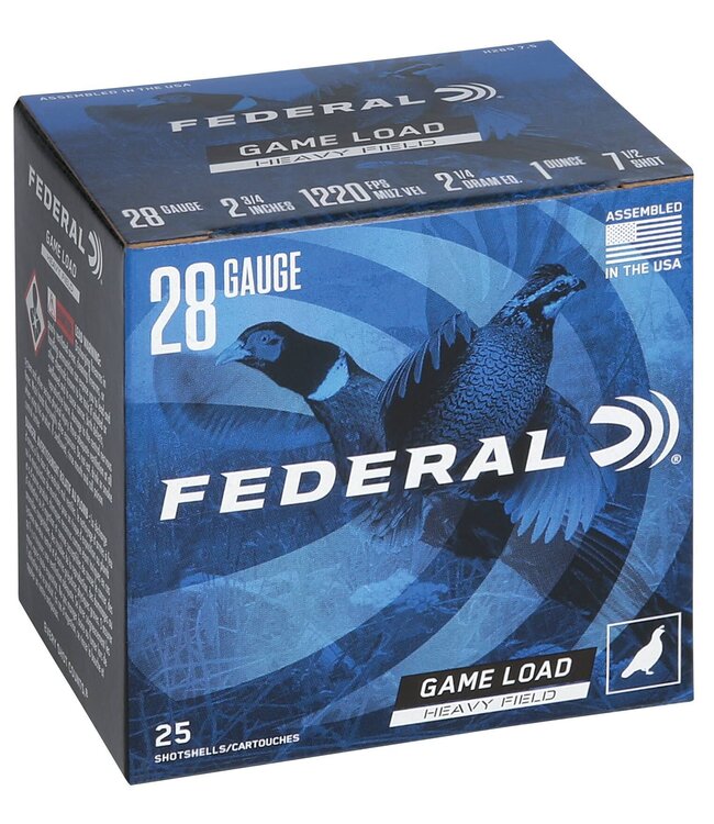 28GA 2.75" 2 1/4 1oz 7 1/2 Shot