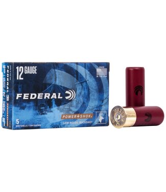 FEDERAL LOW RECOIL BUCKSHOT 12GA 00BK 5PK